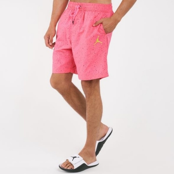 nike pink swim shorts